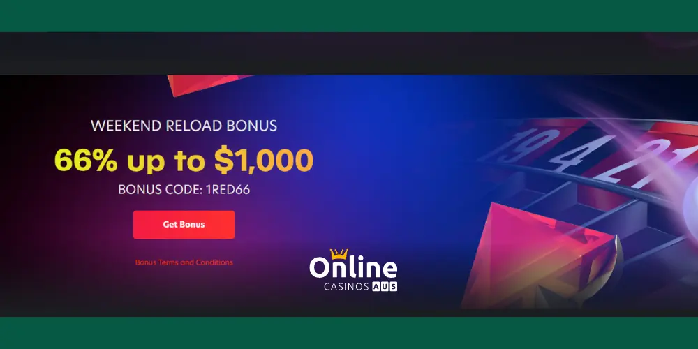 1Red casino Bonuses