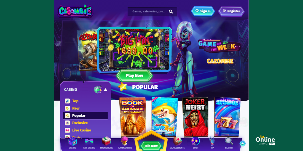 casombie casino online