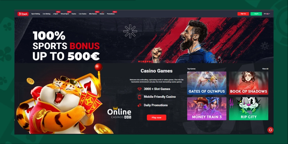 31Bet Casino Games