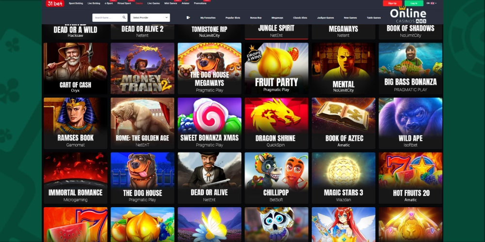 31Bet Online Casino Australia