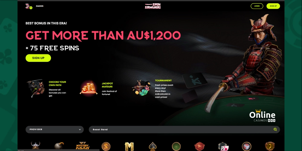 Spin Samurai Australia Casino