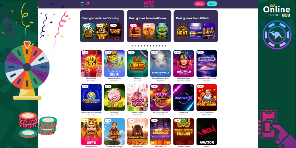 Wild Fortune.io Casino Online