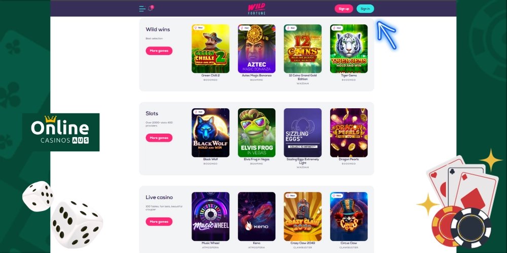 Wild Fortune.io Games