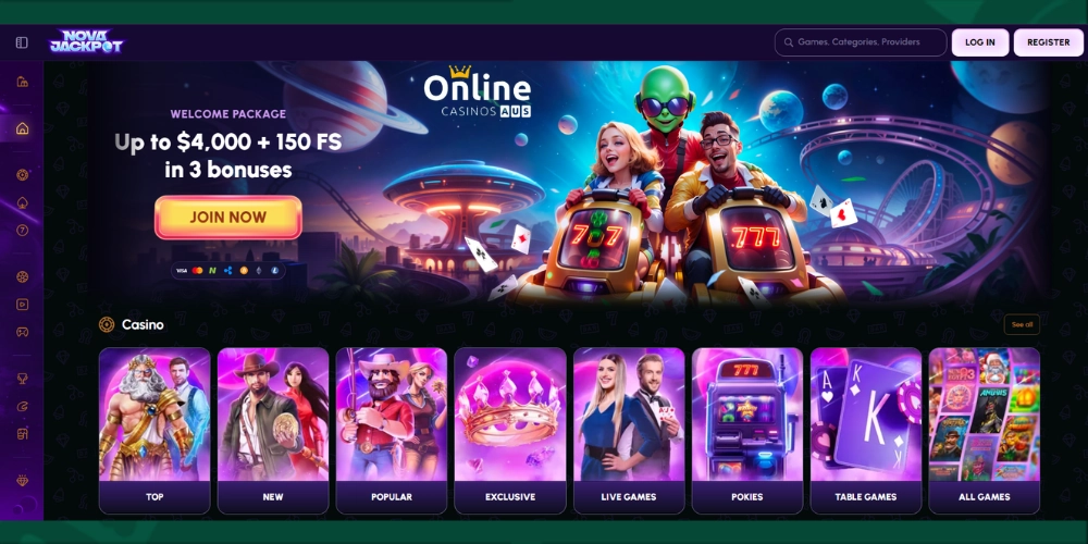 NovaJackpot Online Casino Australia