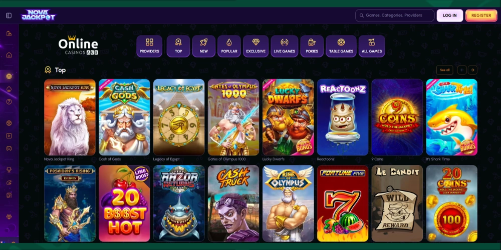 NovaJackpot Online Casino Games