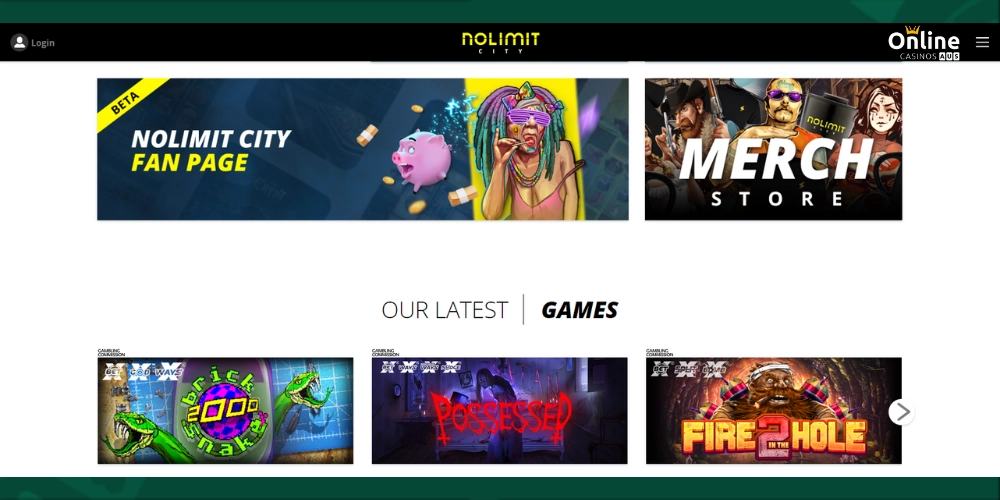 NoLimit City Casino Software Provider